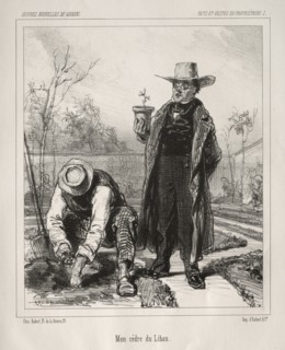 Faite et Gestes du Propriétaire. Paul Gavarni (French, 1804-1866). Lithograph