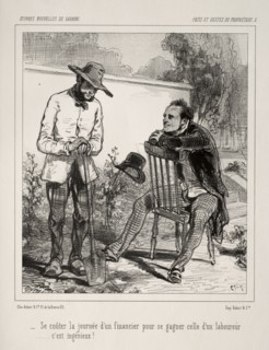 Faite et Gestes du Propriétaire. Paul Gavarni (French, 1804-1866). Lithograph