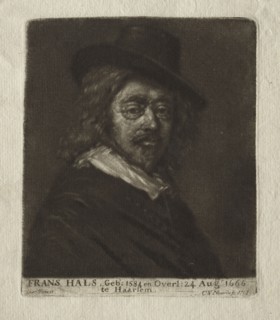 Frans Hals, 1761. Cornelis van Noorde (Dutch, 1731-1795). Mezzotint