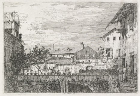 Views:  The Terrace, 1735-1746. Antonio Canaletto (Italian, 1697-1768). Etching