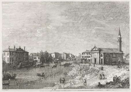 Views:  View of Dolo, A Town on the Brenta, West of Venice, 1735-1746. Antonio Canaletto (Italian,