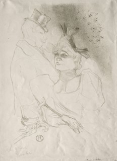 Lender and Baron, 1893. Henri de Toulouse-Lautrec (French, 1864-1901). Lithograph