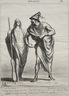 published in le Charivari (22 septembre 1866): Actualities, plate 181: What do you take me for!