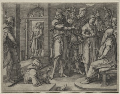 The Story of Joseph:  Joseph Interprets his Dream to Jacob, 1512. Lucas van Leyden (Dutch,