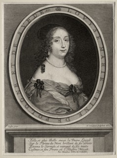 Marie Louise de Gonzague, Reine de Pologne, 1653. Robert Nanteuil (French, 1623-1678). Engraving