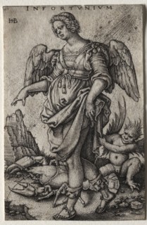 Misfortune. Hans Sebald Beham (German, 1500-1550). Engraving