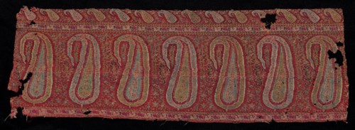 Border of a Shawl, 1800s. India, Punjab, 19th century. Tapestry twill; wool; overall: 18.8 x 57.5