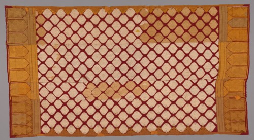 Head Shawl (Phulkari), 1800s. India, Punjab, 19th century. Embroidery; silk on cotton; overall: 116