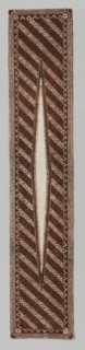 Slendang, 1800s. Indonesia, Central Java, 19th century. Batik; cotton; overall: 261.5 x 50.8 cm