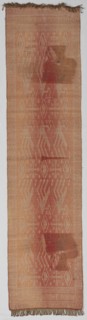 Slendang (Shoulder Cloth), 1800s. Indonesia, Central Java, 19th century. Batik; cotton; overall: