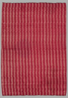 Fragment of Striped Panel, 1800s - early 1900s. India, Surat, 19th - early 20th century. Tabby