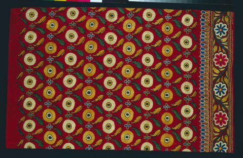 Part of a Skirt (Ghagra), 1800s - early 1900s. India, Cutch, 19th - early 20th century. Embroidery,
