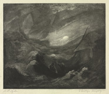 The Flying Dutchman, 1887. Elbridge Kingsley (American, 1841-1915). Wood engraving