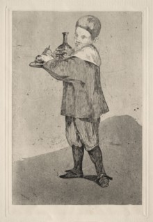 Child Carrying a Tray. Edouard Manet (French, 1832-1883). Etching and aquatint
