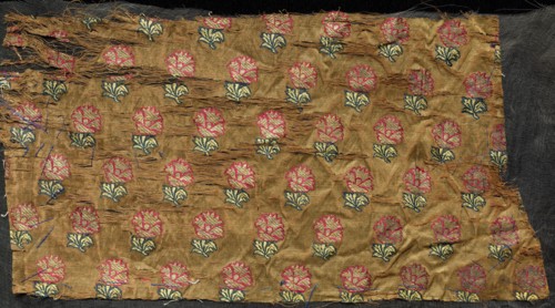 Book Cover, 1800s. India, 19th century. Brocade, "kimkhwab"; silk, cotton, gold thread; overall: 14