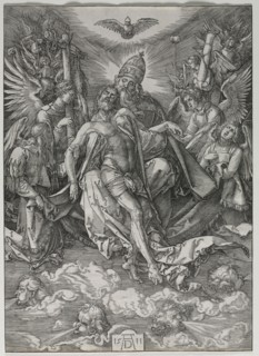 The Holy Trinity, 1511. Albrecht Dürer (German, 1471-1528). Woodcut
