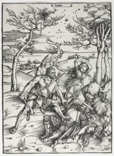 Hercules, c. 1496-1497. Albrecht Dürer (German, 1471-1528). Woodcut; platemark: 39.1 x 28.5 cm (15