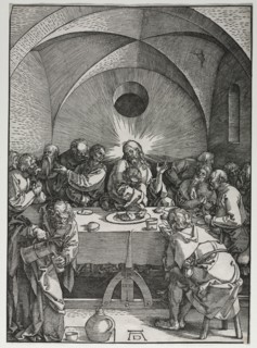 The Large Passion:  The Last Supper, 1510. Albrecht Dürer (German, 1471-1528). Woodcut