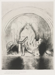 The Apocalypse of Saint John:  And I saw in the right hand of him that sat on the throne a book