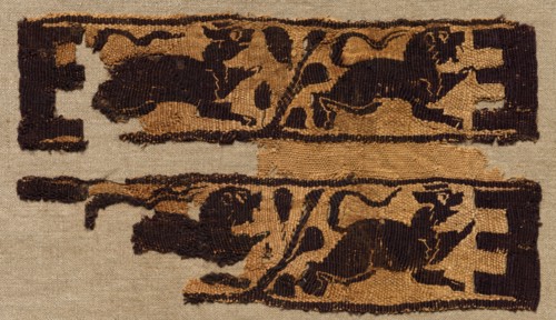 Fragment, Sleeve Ornament from a Tunic, 500s. Egypt, Byzantine period, 6th century. Tapestry