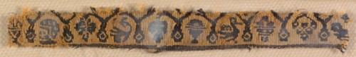 Fragment, Sleeve Ornament from a Tunic, 500s - early 600s. Egypt, Byzantine period, 6th-early 7th