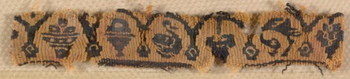 Fragment, Sleeve Ornament from a Tunic, 500s - early 600s. Egypt, Byzantine period, 6th-early 7th