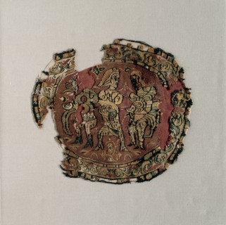 Three Figures from a Tunic, 750-800. Egypt, Abbasid period, late 8th century. Tapestry weave;