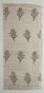 Fragment, 1600s. Iran, 17th century. 1/3 silk twill, brocaded; overall: 54 x 23.8 cm (21 1/4 x 9