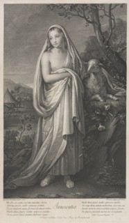 Innocence, 1766. Domenico Cunego (Italian, 1726-1803). Engraving
