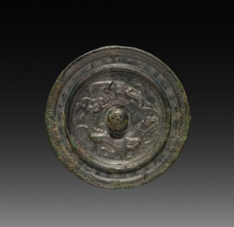 Mirror with Paired Felines, late 6th-7th Century. China, Sui dynasty (581-618) - Tang dynasty