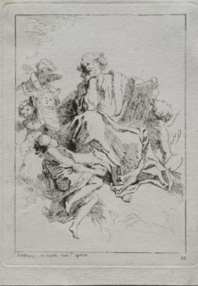 St. Luke. Jean-Honoré Fragonard (French, 1732-1806). Etching