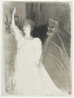 A Princely Idyl, Clara Ward, 1894. Henri de Toulouse-Lautrec (French, 1864-1901). Lithograph