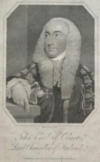 John Fitzgibbon, Earl of Clare (1749-1802), 1801. Mackenzie (British). Stipple engraving