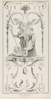 The Coaxer, Arabesque. Pierre Alexandre Aveline (French, 1710-1760), after Jean Antoine Watteau