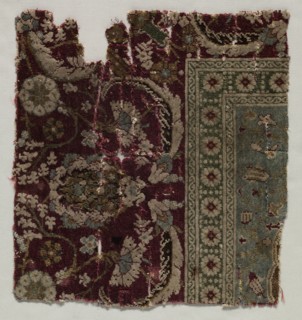 Fragment of a Carpet, 16th century (?). Turkey, Bursa or Istanbul, 16th century (?). Senna knot:
