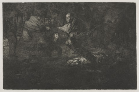 The Proverbs: God Creates Them and They Join Up Together, 1864. Francisco de Goya (Spanish,