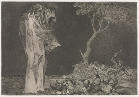 The Proverbs:  Folly of Fear, 1864. Francisco de Goya (Spanish, 1746-1828). Etching and aquatint