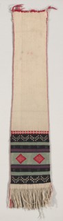 "Hopi Brocade" Style Dance Sash, c. 1880-1900. America, Native North American, Southwest, Pueblo
