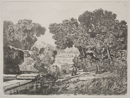 Liber Studiorum:  A Study, 1838. John Sell Cotman (British, 1782-1842). Etching