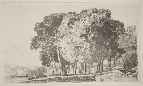 Liber Studiorum:  Twickenham, 1838. John Sell Cotman (British, 1782-1842). Etching