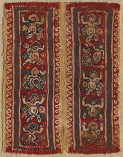 Fragment, Sleeve Ornament of a Tunic, 400s - 600s. Egypt, Byzantine period, 5th - 7th century.