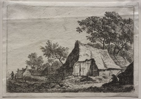 The small Hamlet. Anthonie Waterloo (Dutch, 1609/10-1690). Etching