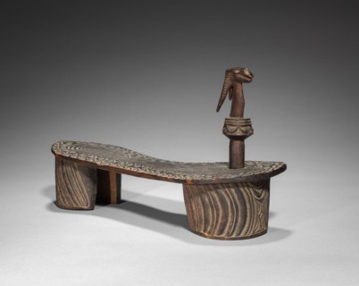Patten-type Shoe, c 1800s. Africa, Central Africa, Democratic Republic of the Congo, Kuba or