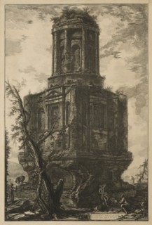 Views of Rome:  The Tomb, called La Connocchia, 1776. Giovanni Battista Piranesi (Italian,