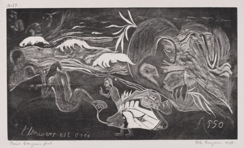 Noa Noa: L'Univers est créé (The Universe is Created), 1893-94. Paul Gauguin (French, 1848-1903).