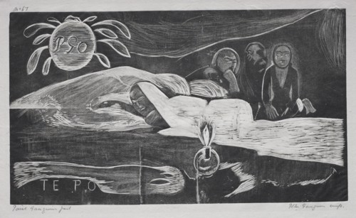 Noa Noa: Te Po (Eternal Night), 1893-94. Paul Gauguin (French, 1848-1903). Woodcut