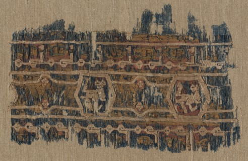 Fragment of a Tiraz-Style Textile, 1081 - 1094. Egypt, Fatimid period, Caliphate of al-Mustansir, c