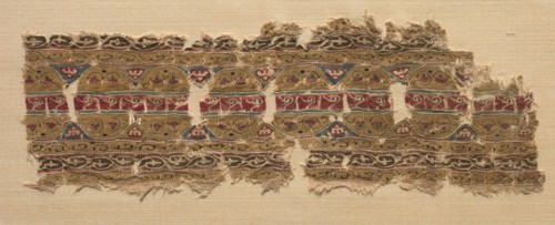 Fragment of Tiraz-Style Textile, 1101 - 1149. Egypt, Fatimid period, Caliphate of al-Amir or