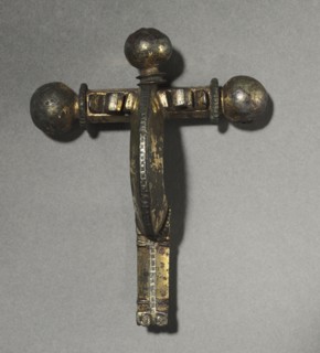 Crossbow Fibula, c. 350-400. Gallo-Roman or Romano-British, Migration period, 4th century. Bronze,