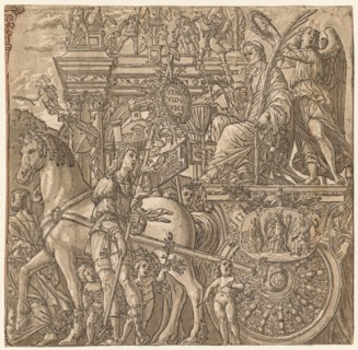 The Triumph of Julius Caesar: Caesar Triumphant, 1593-99. Andrea Andreani (Italian, about